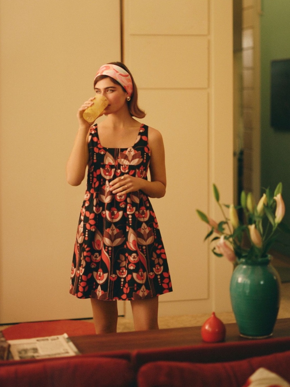 Eva Franco Tent Mini Dress